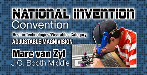 Middle School Student Wins National Invention Award 